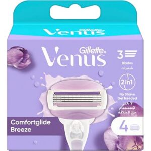 gillette venus refreshing breeze blades refills 3 bladed 4 count 420.8